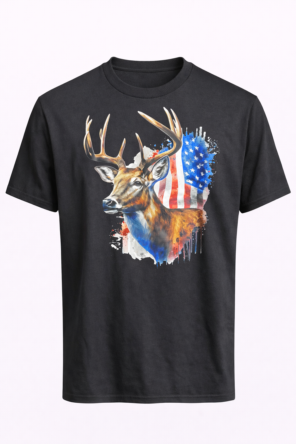 Patriotic Deer Hunting Tee