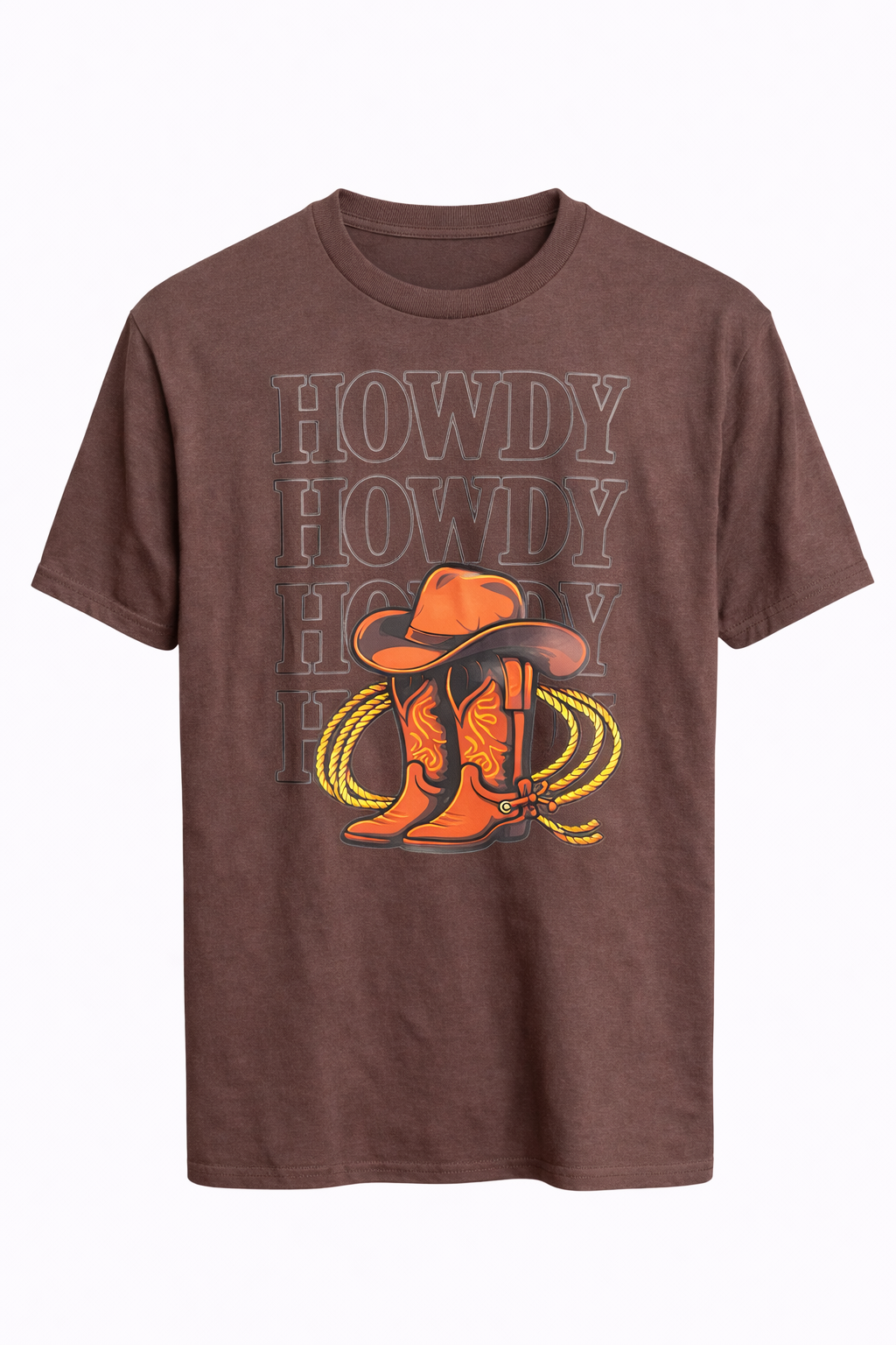 Howdy Western Cowboy Boots Tee