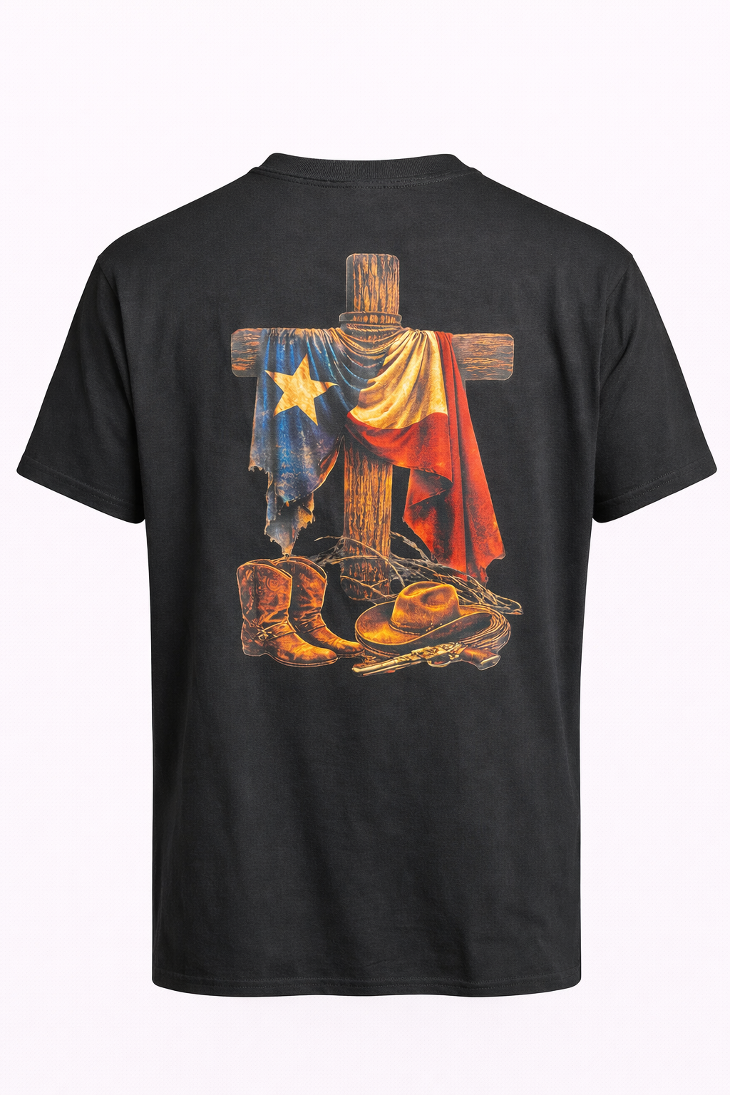 Christian Texas Flag Cowboy Tee
