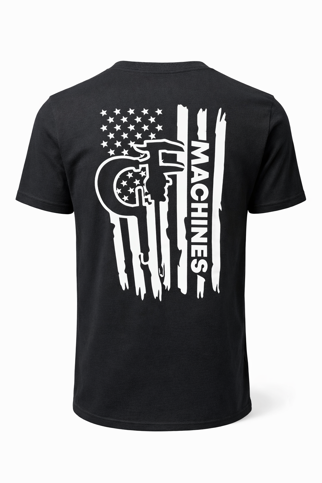American Flag Mechanic T-shirt -- Patriotic Shop Tee