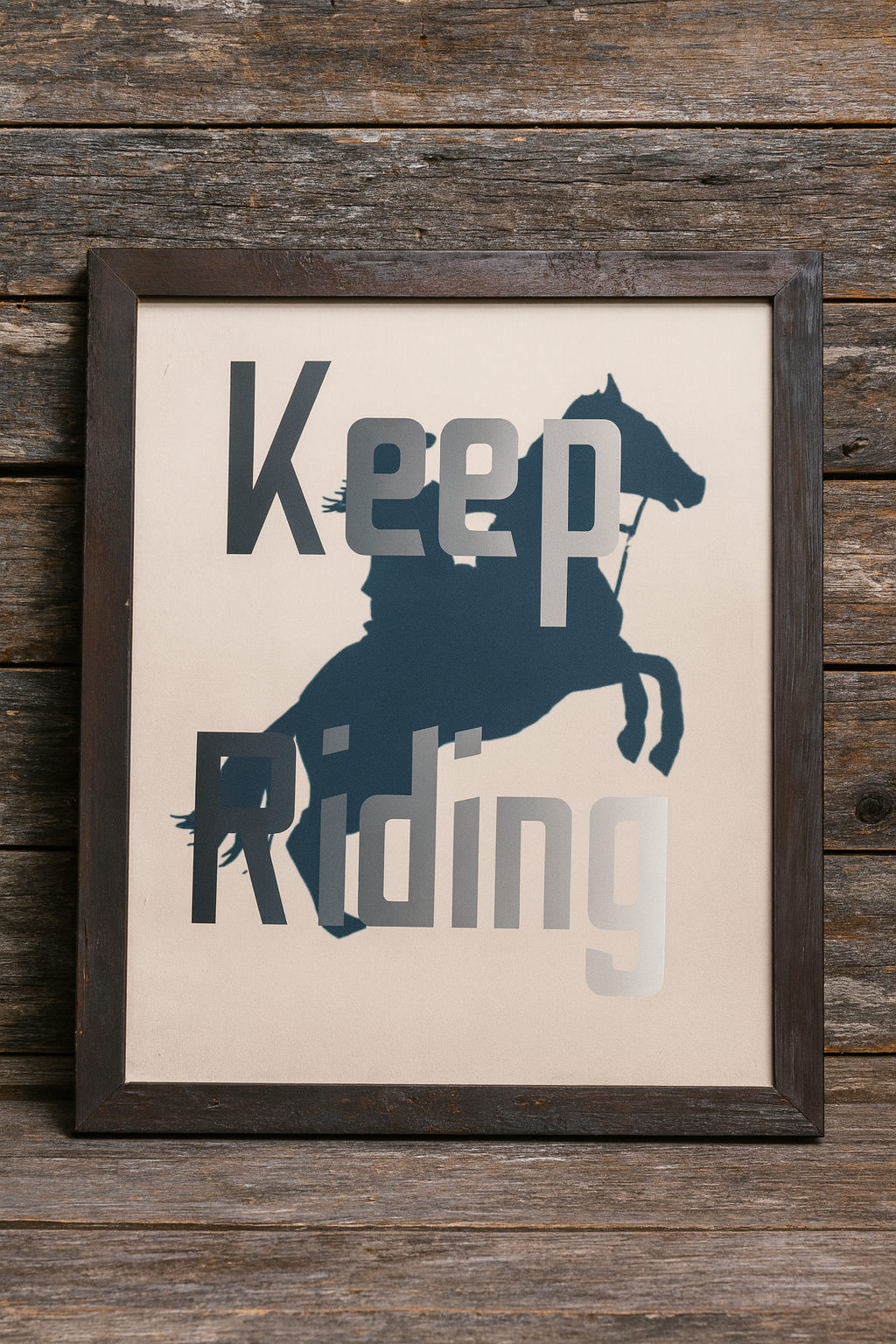 Keep Riding Western Printable * Cowgirl Hat & Boots Line Art * Country Motivational Wall Decor