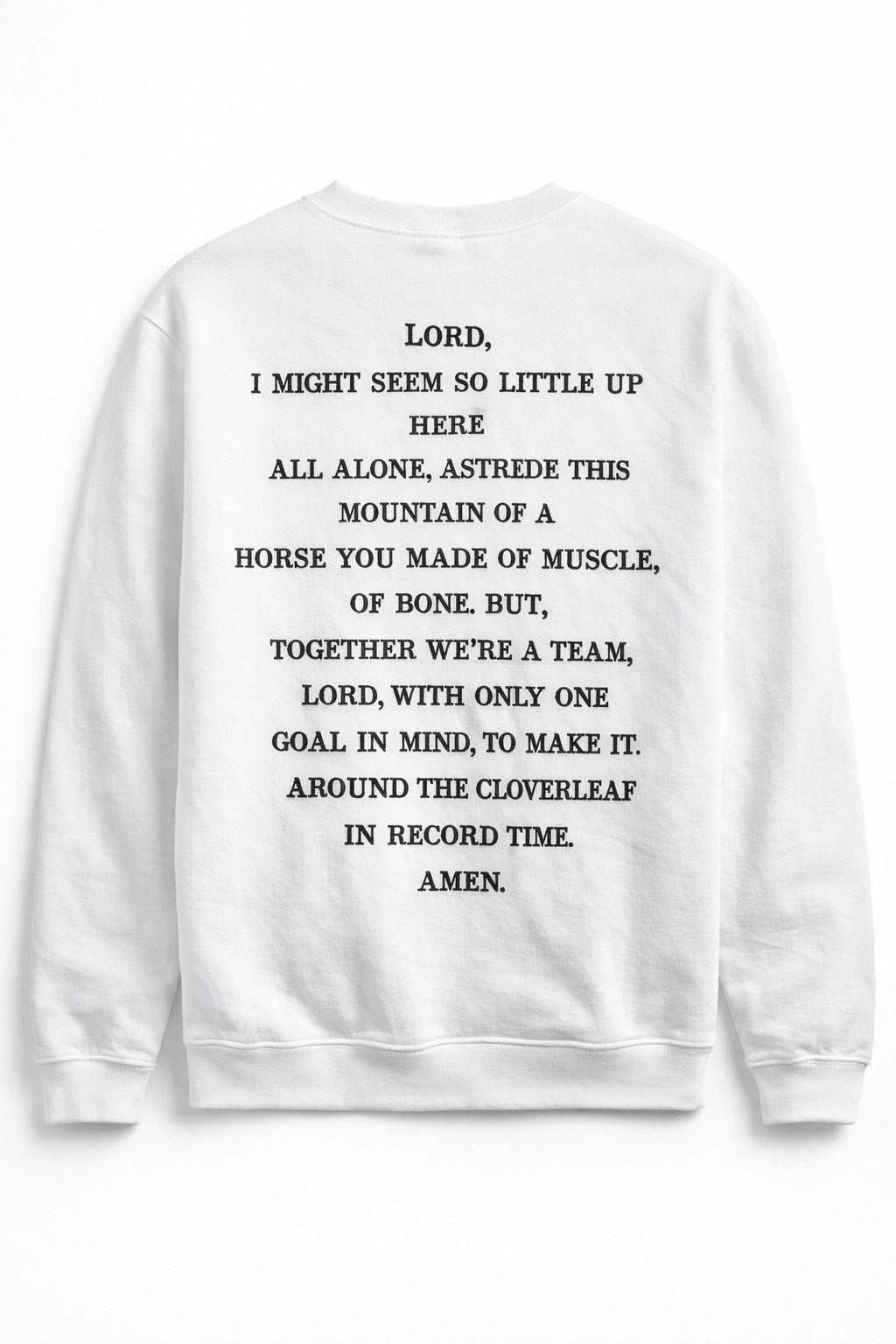 Barrel Racing Prayer Crewneck