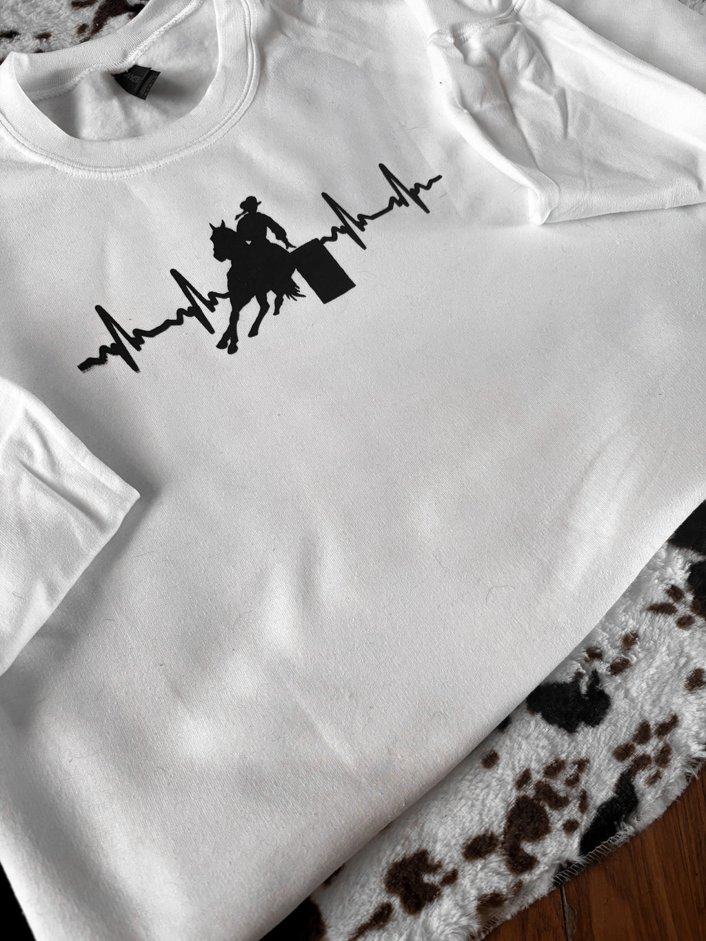 Barrel Racing Prayer Crewneck