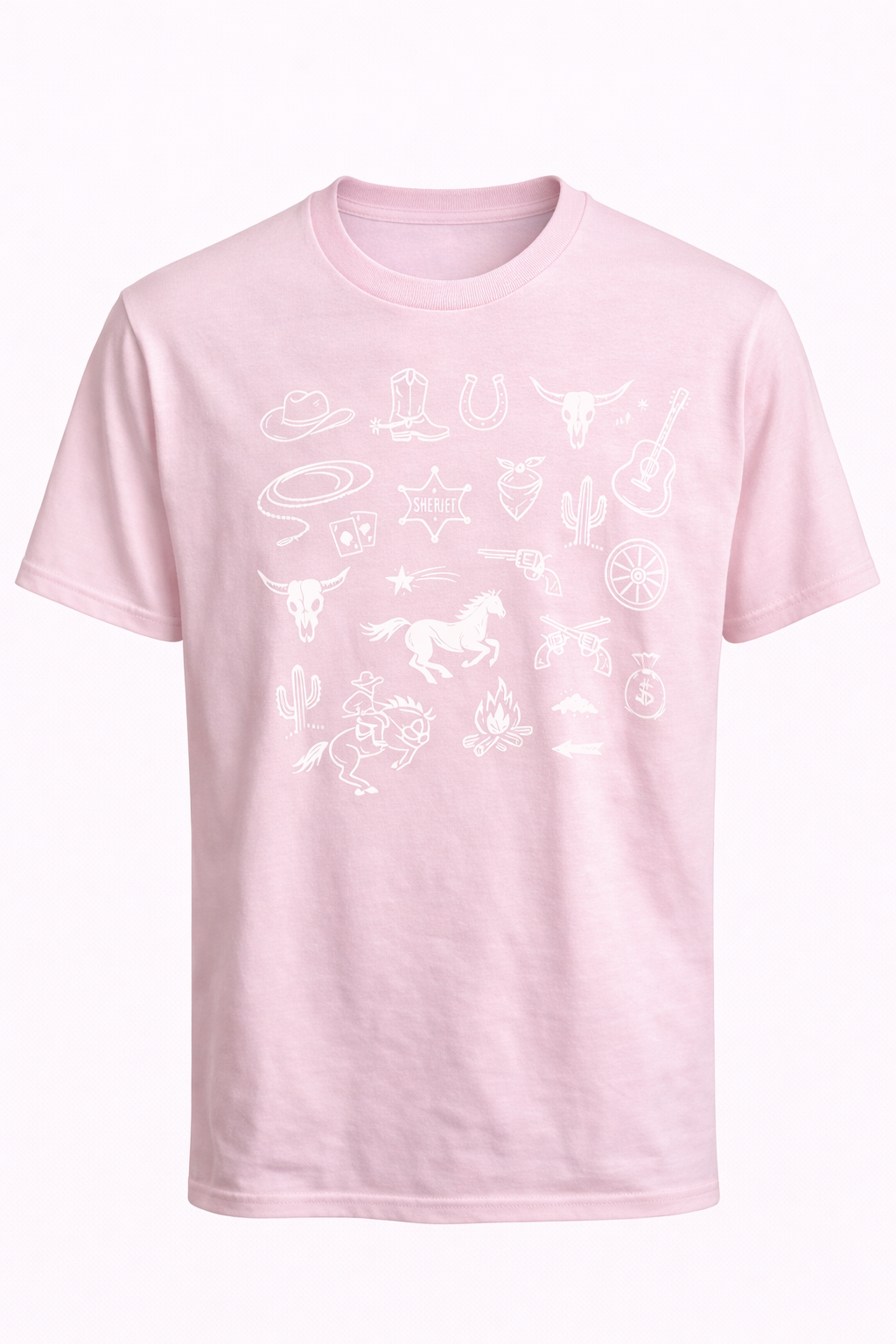Western Doodle Cowgirl Tee