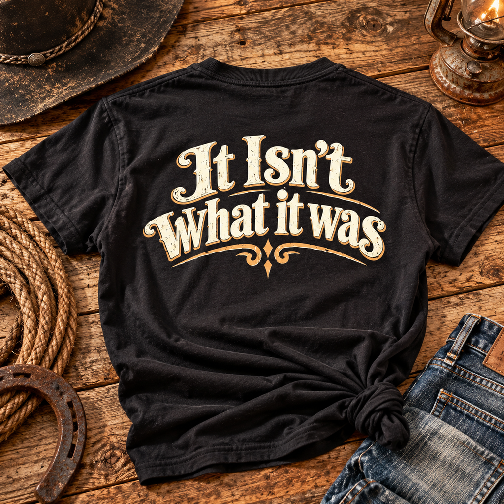 It Is What It Is – It Isn’t What It Was | Vintage Western Graphic Tee