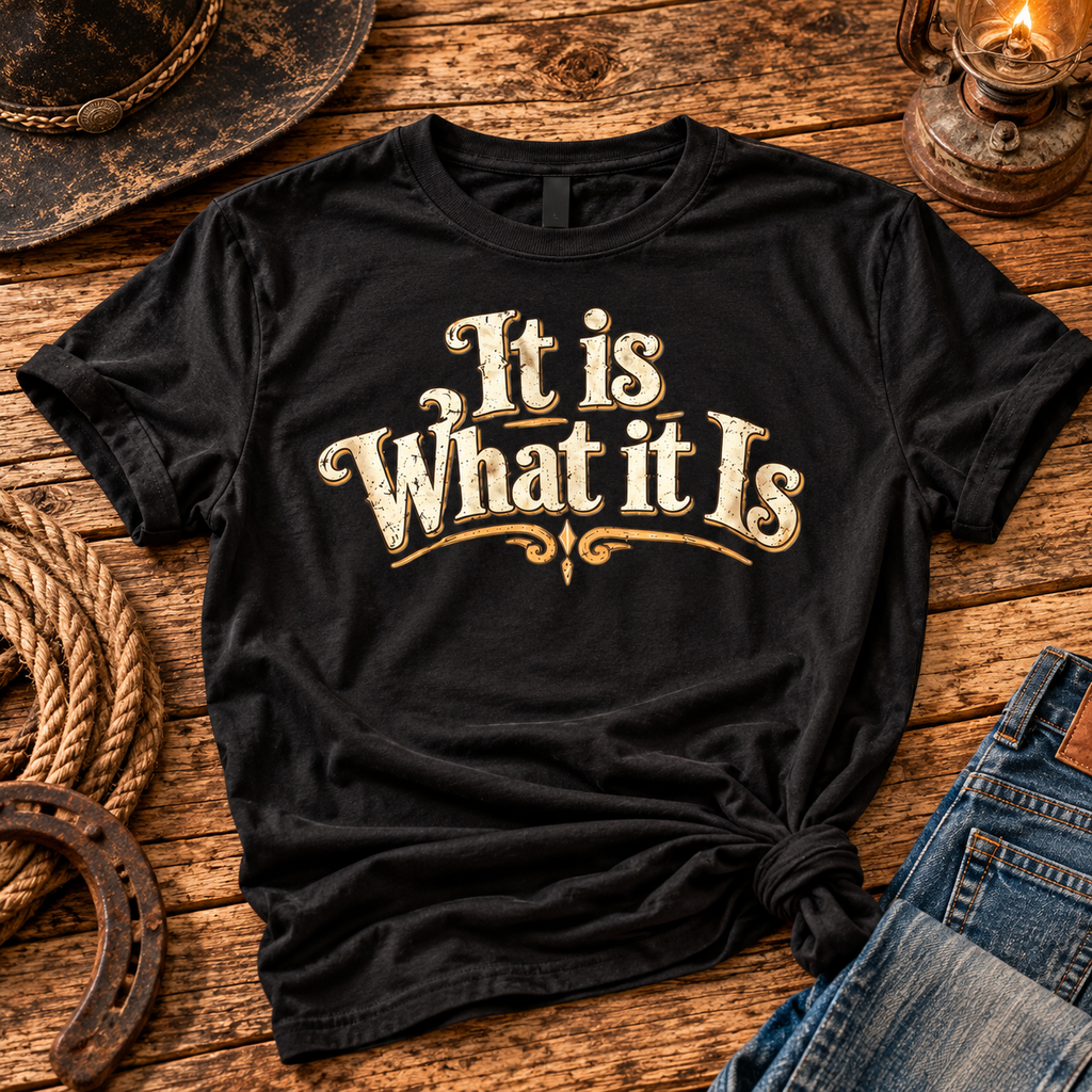 It Is What It Is – It Isn’t What It Was | Vintage Western Graphic Tee